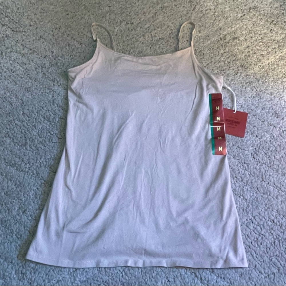NWT Massimo Beige Tank/Cami, Size M